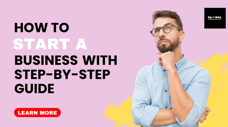 how to start a business with step by step guide